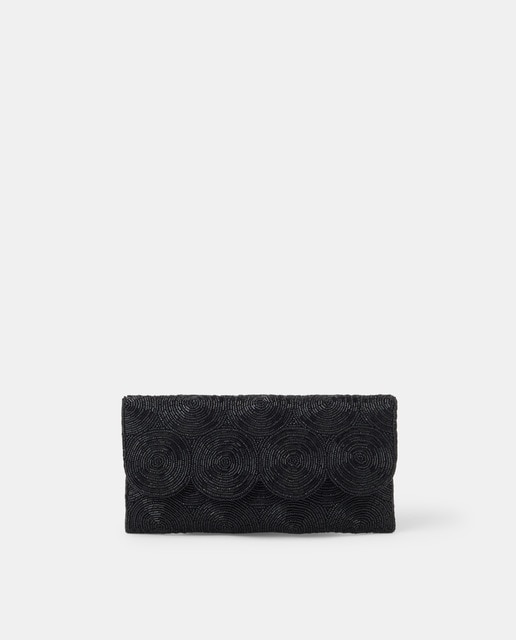Imagem 0 de Mala Clutch de Festa com Missangas Circulares