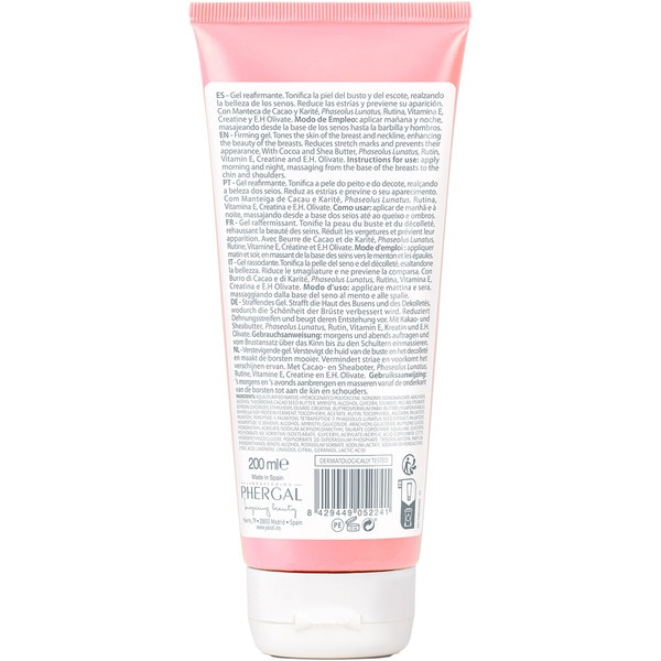 Push Up Senos firming tightening gel tube 200 ml tones, firms and corrects stretch marks on the bust