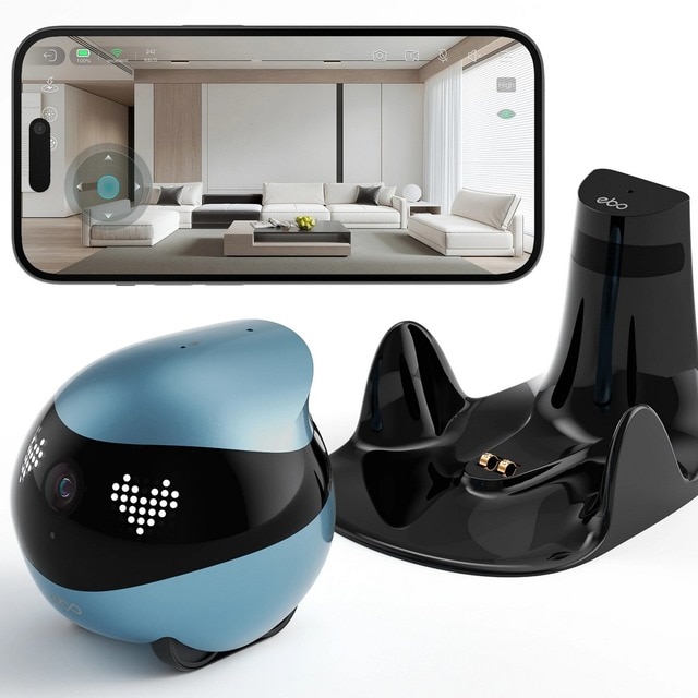 Imagem 0 de Robot de Companhia Enabot de Monitorização Inteligente Ebo Air 2 - Azul