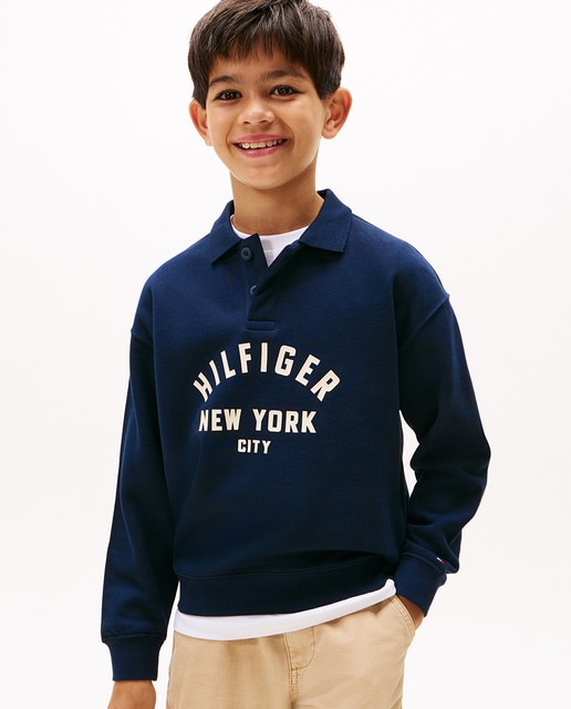 Imagem 0 de Sweatshirt Estilo Polo com Logótipo à Frente