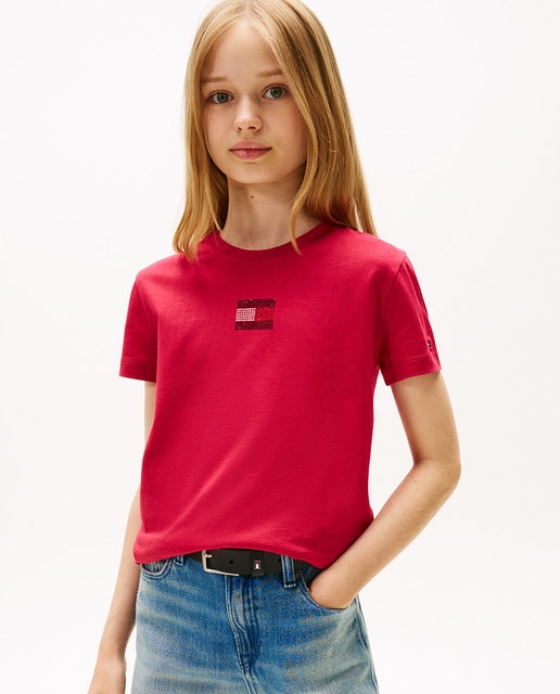 Imagem 0 de T-shirt de Bebé com Manga Curta e Logótipo de Pedraria à Frente