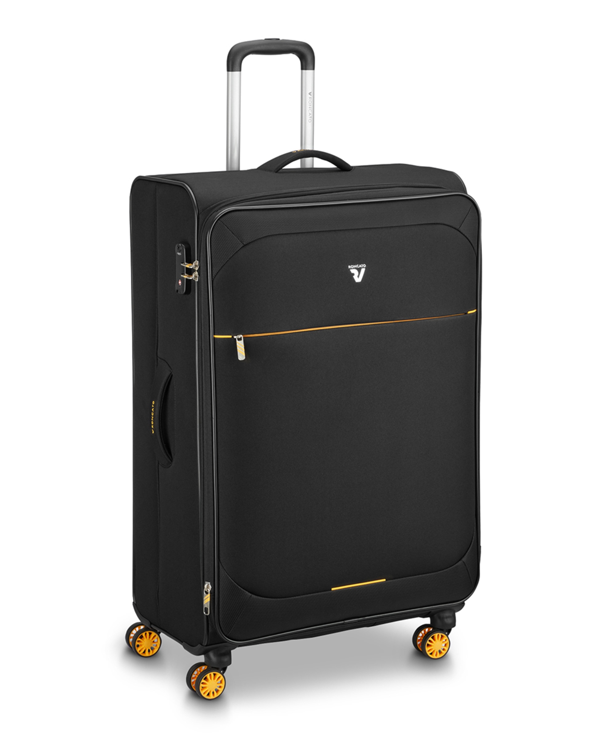 Trolley Grande Smile 2.0 DLX Flexível Expansível com Capacidade até 96 L Preto-9