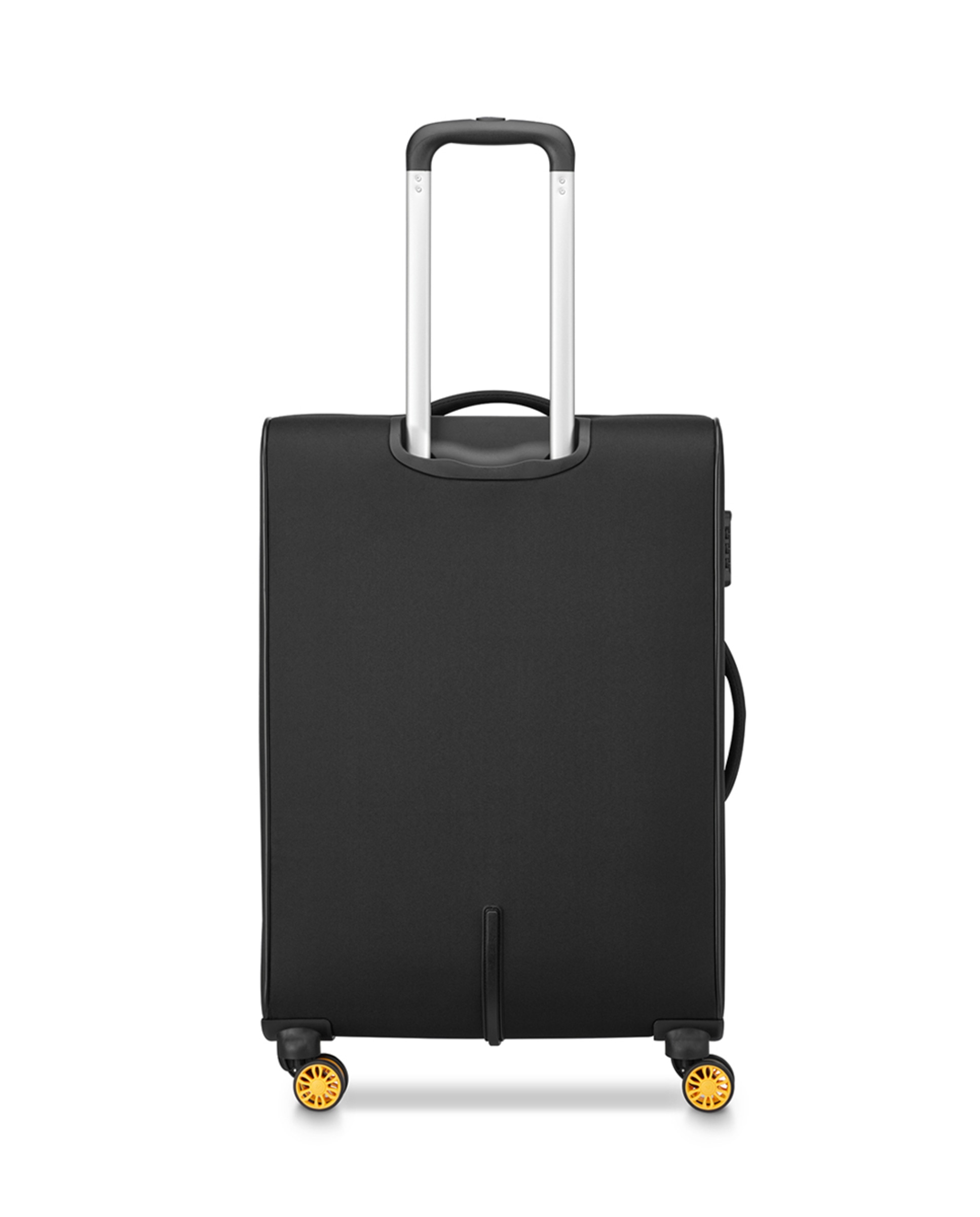 Trolley Médio Smile 2.0 DLX Flexível Expansível com Capacidade até 78 L Preto-2