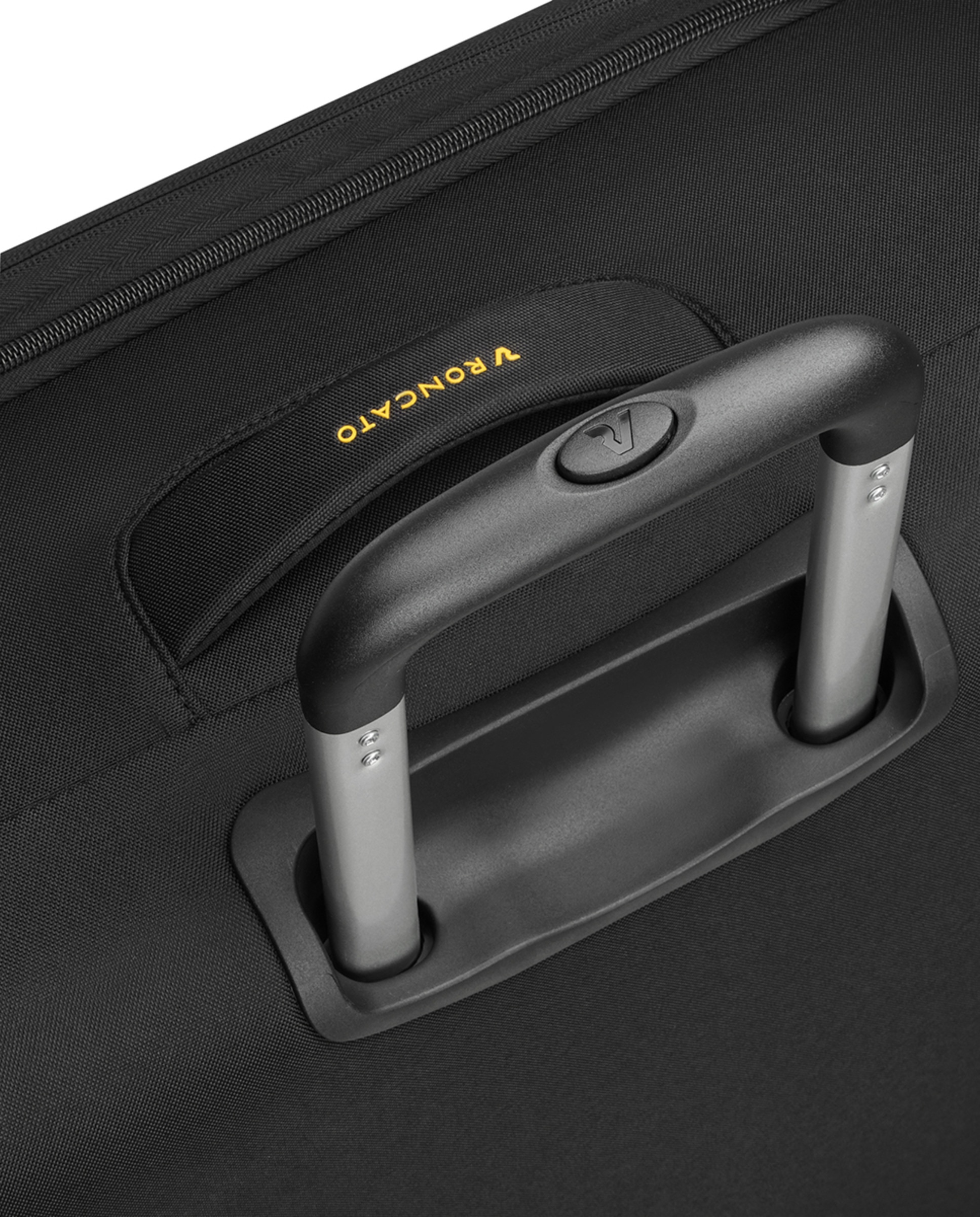 Trolley Médio Smile 2.0 DLX Flexível Expansível com Capacidade até 78 L Preto-8