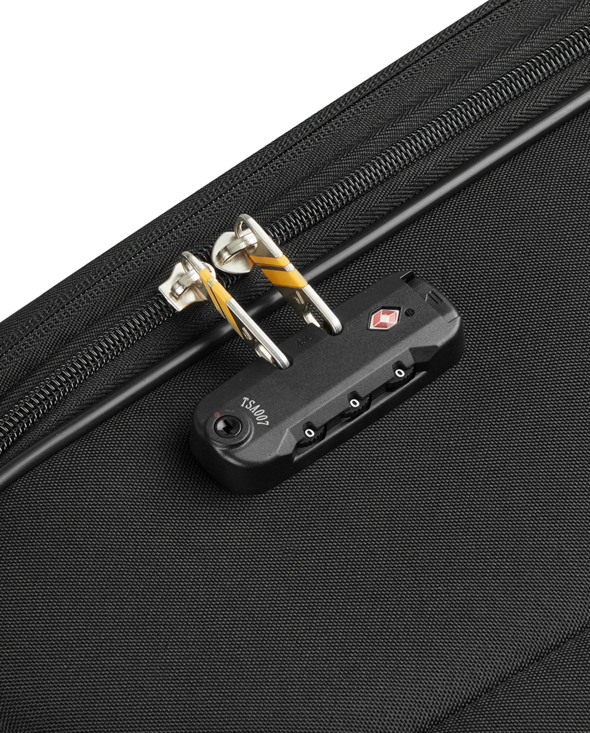 Trolley Médio Smile 2.0 DLX Flexível Expansível com Capacidade até 78 L Preto-7