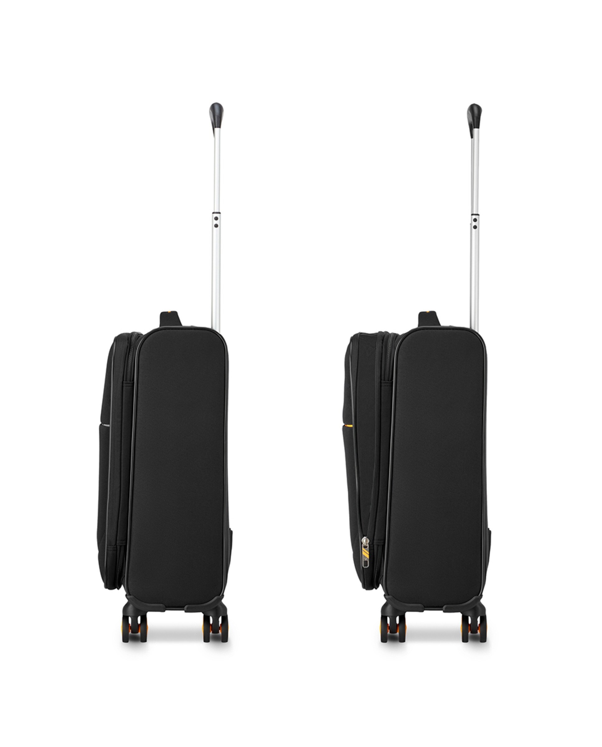 Trolley de Cabine Smile 2.0 DLX Flexível Expansível com Capacidade até 42 L Preto-5