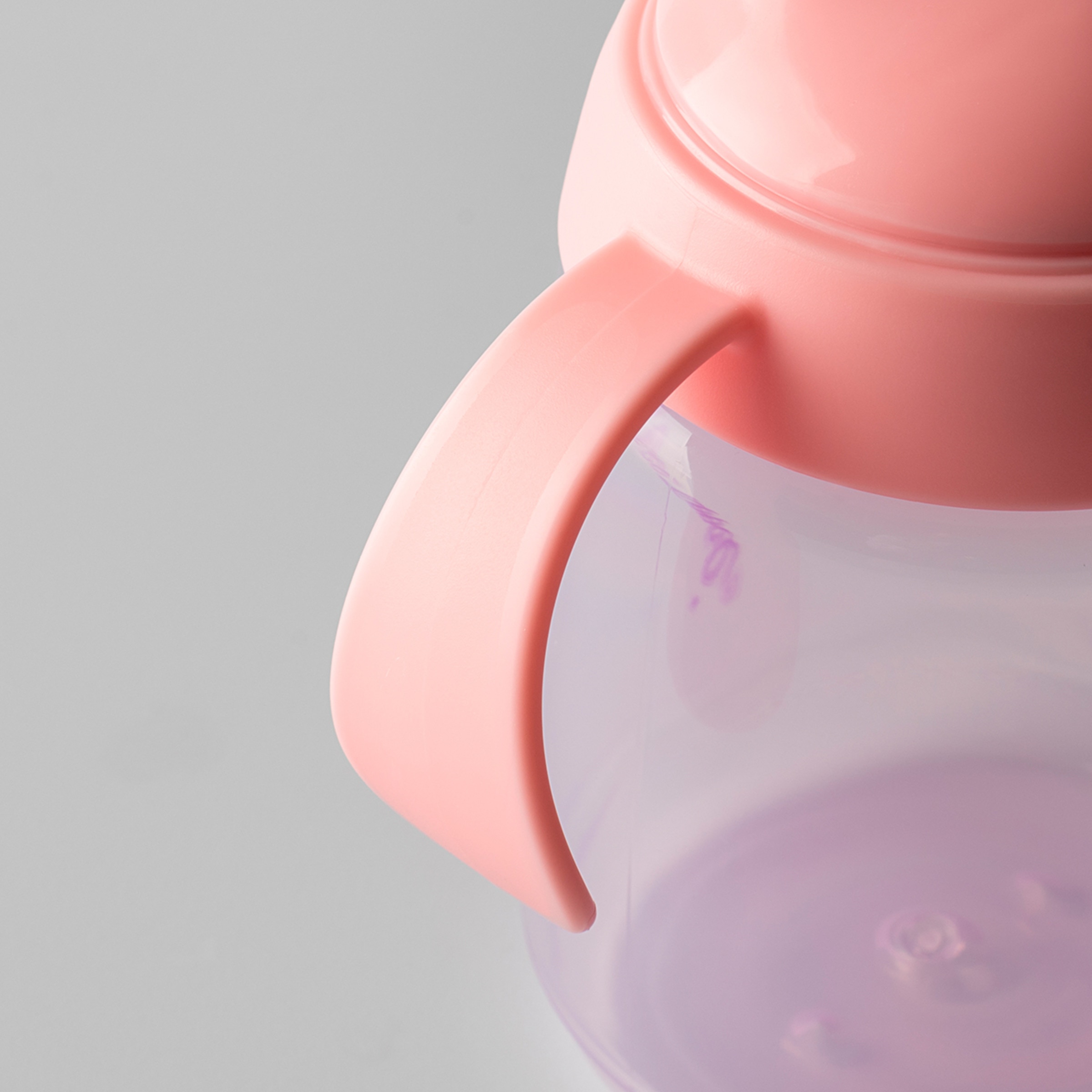 Taza aprendizaje Tommee Tippee trainer Spout 240ml, 6 meses Rosa claro-3