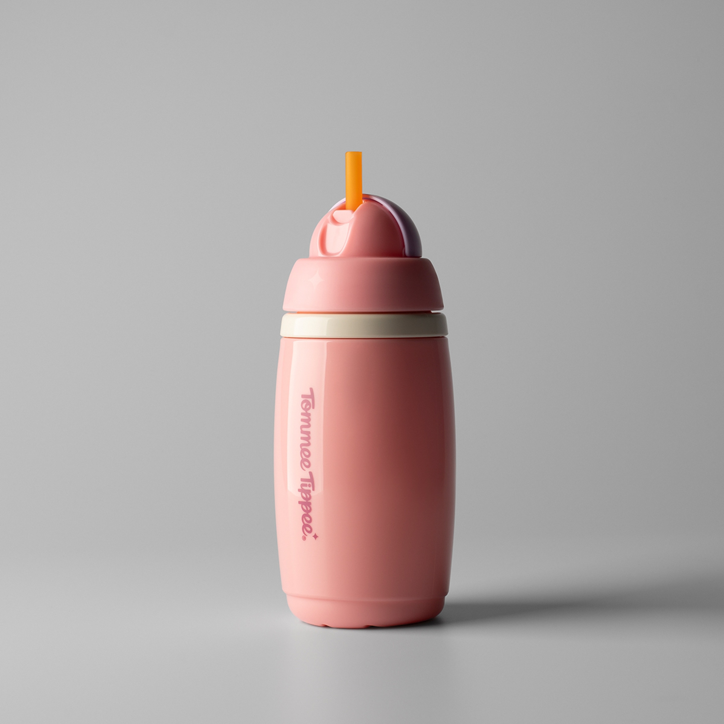 Garrafa com Palhinha Insulated Active 266 ml, 12 Meses Rosa-claro-2