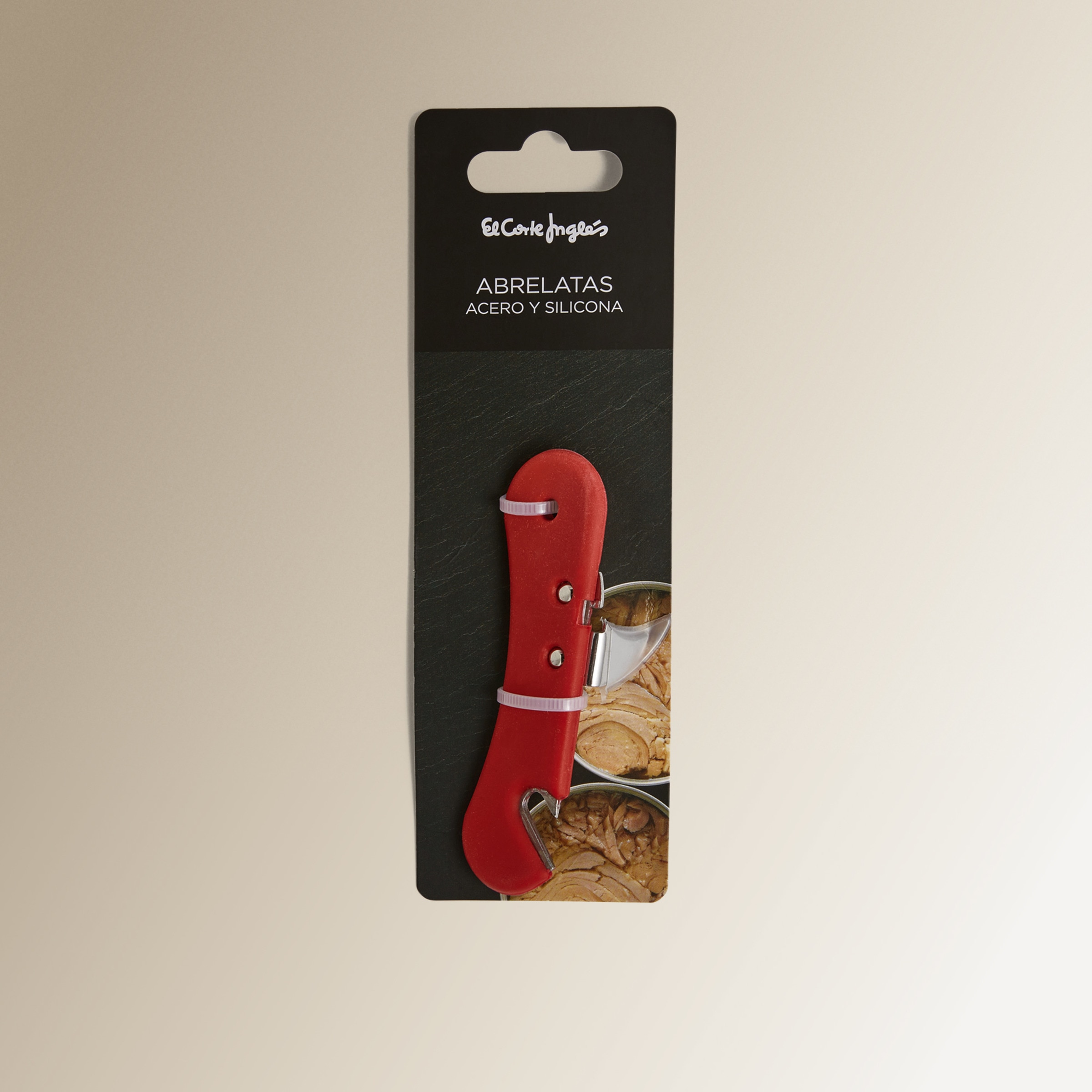 Abre-latas com cabo de silicone Vermelho-4