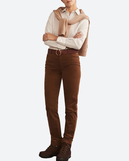 Imagen 0 de Pantalón 5 bolsillos micropana de mujer