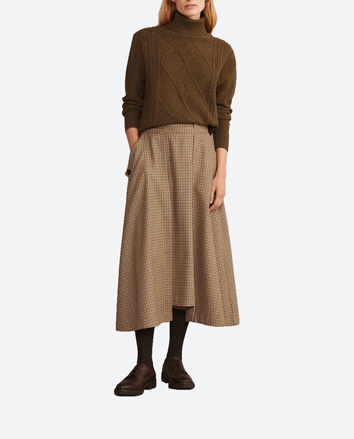 Imagen 0 de Falda de mujer tweed cuadros