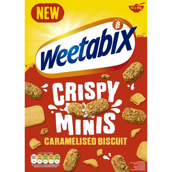 mini caramelised biscuit flavour crunchy cereals packet 500 g