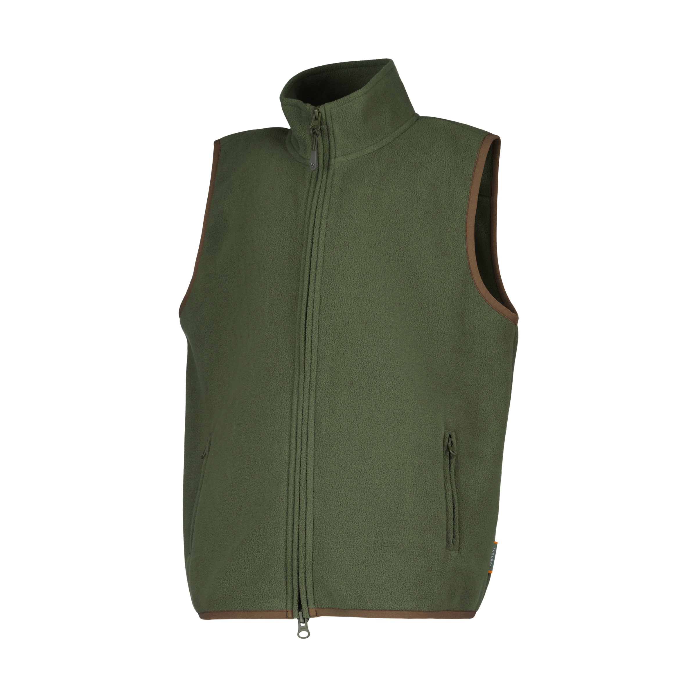 Colete Básico de Menino com Forro Polar Verde-4