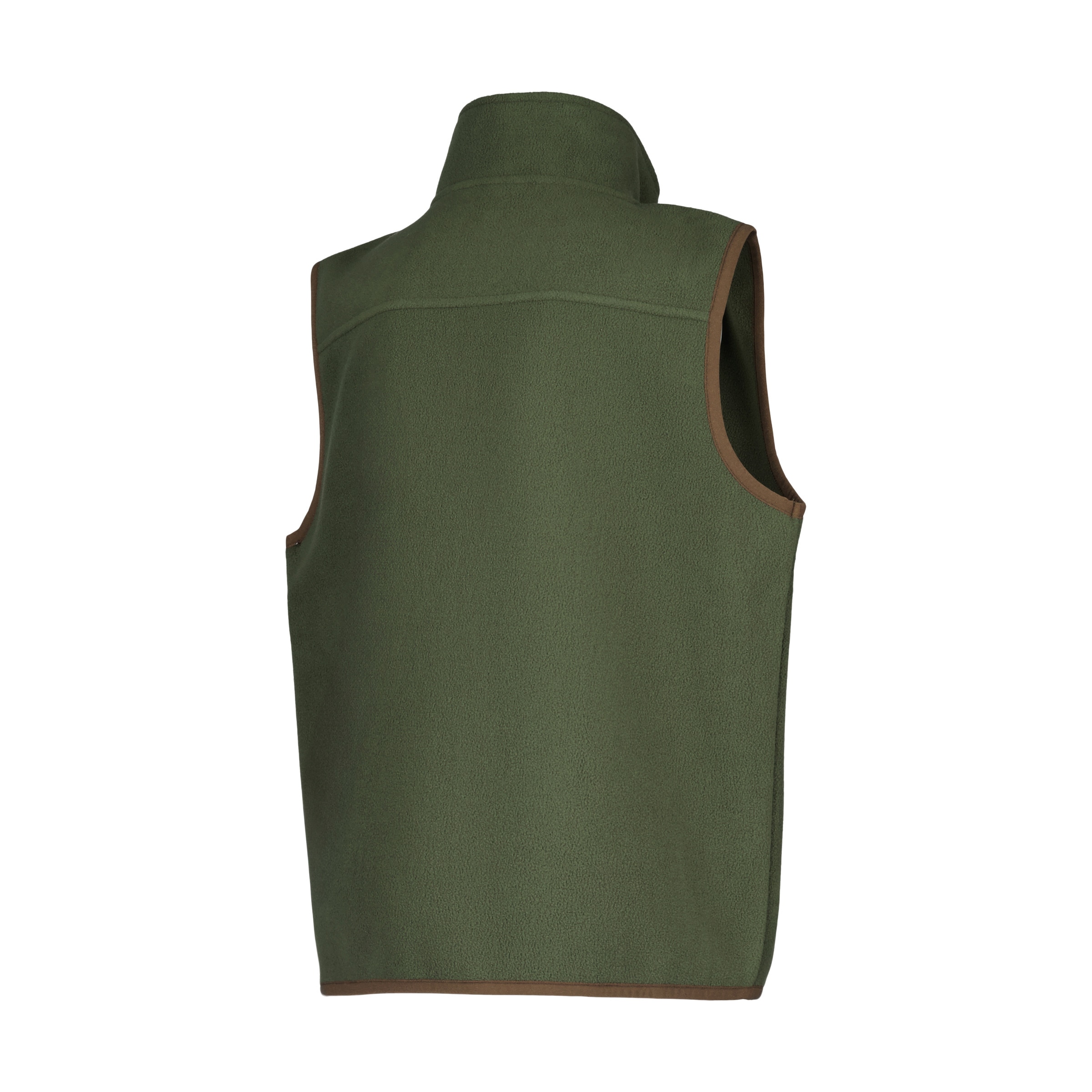 Colete Básico de Menino com Forro Polar Verde-5