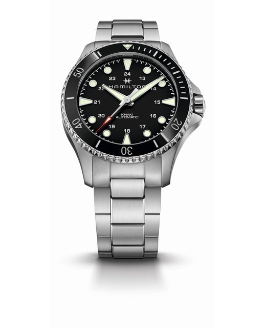 Imagem 0 de Relógio caixa aço preta, bracelete aço