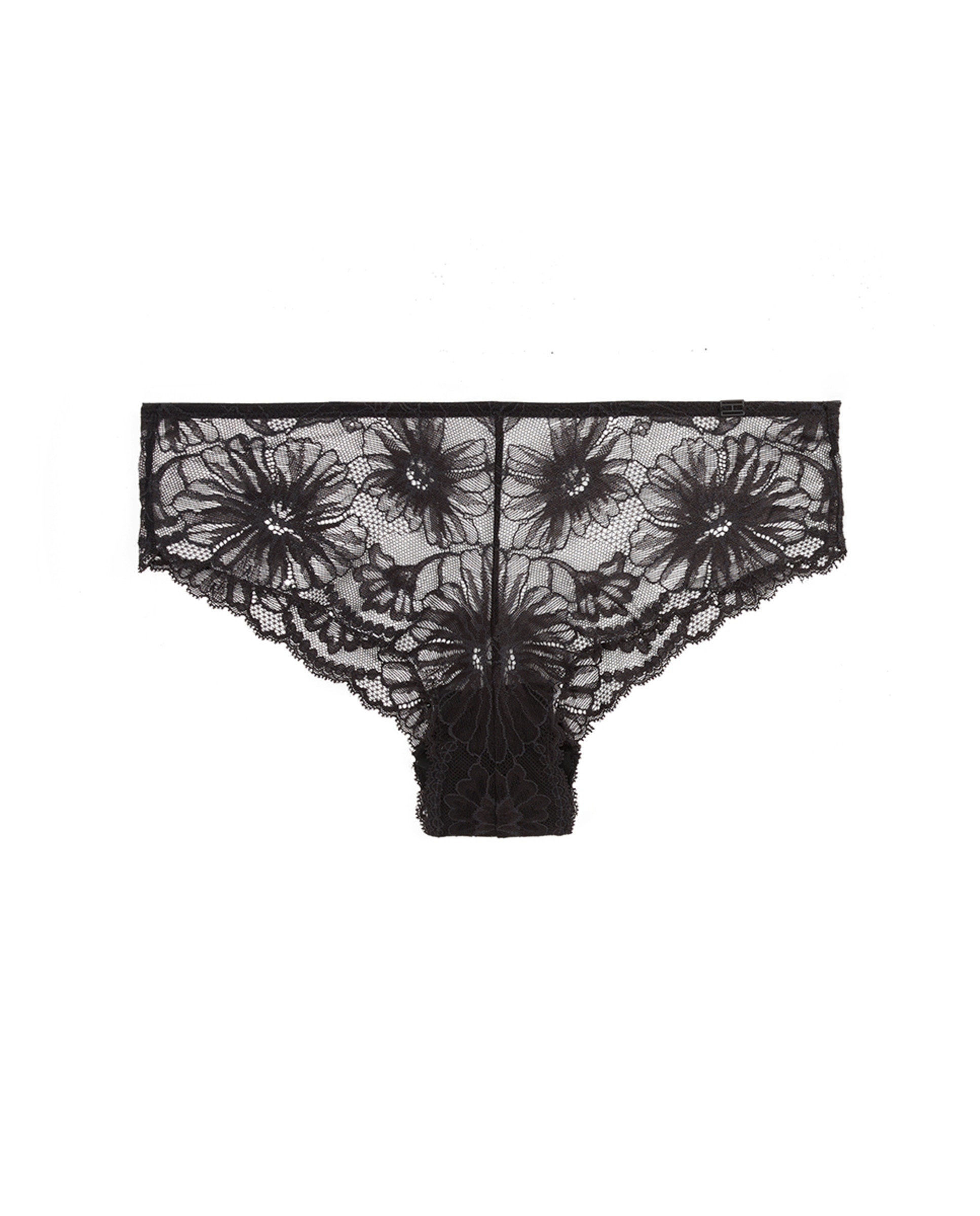 Cueca Hipster com Renda Preto-4