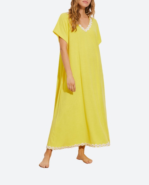 Imagen 0 de Vestido midi toalla margaritas