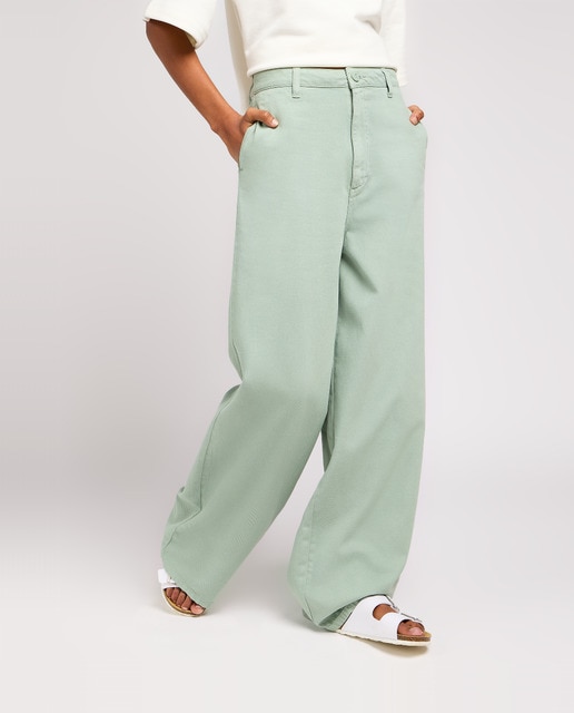 Imagen 0 de Pantalón largo de mujer Relaxed Chino