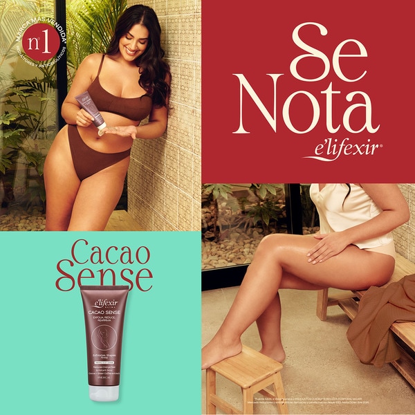 Dermo Cacao Sense emulsión exfoliante reductora que exfolia, reduce y reafirma Rohr 200 ml con extracto de cacao y café verde