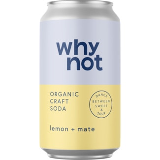 Soda Limão e Chá Mate lata 330 ml - Why Not