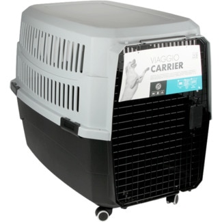 Transportadora XXL Preta e Cinza 1 embalagem - M-pets