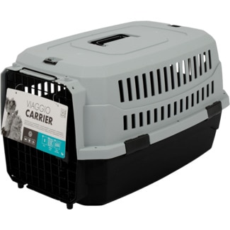 Transportadora S Preta e Cinza 1 embalagem - M-pets