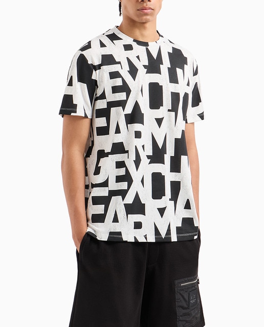 Imagen 0 de Camiseta de hombre regular con logo all over