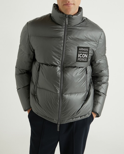 Imagen 0 de Plumífero de hombre gris.. Cáspula ICON