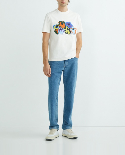 Imagen 0 de Camiseta de hombre manga corta y dibujo