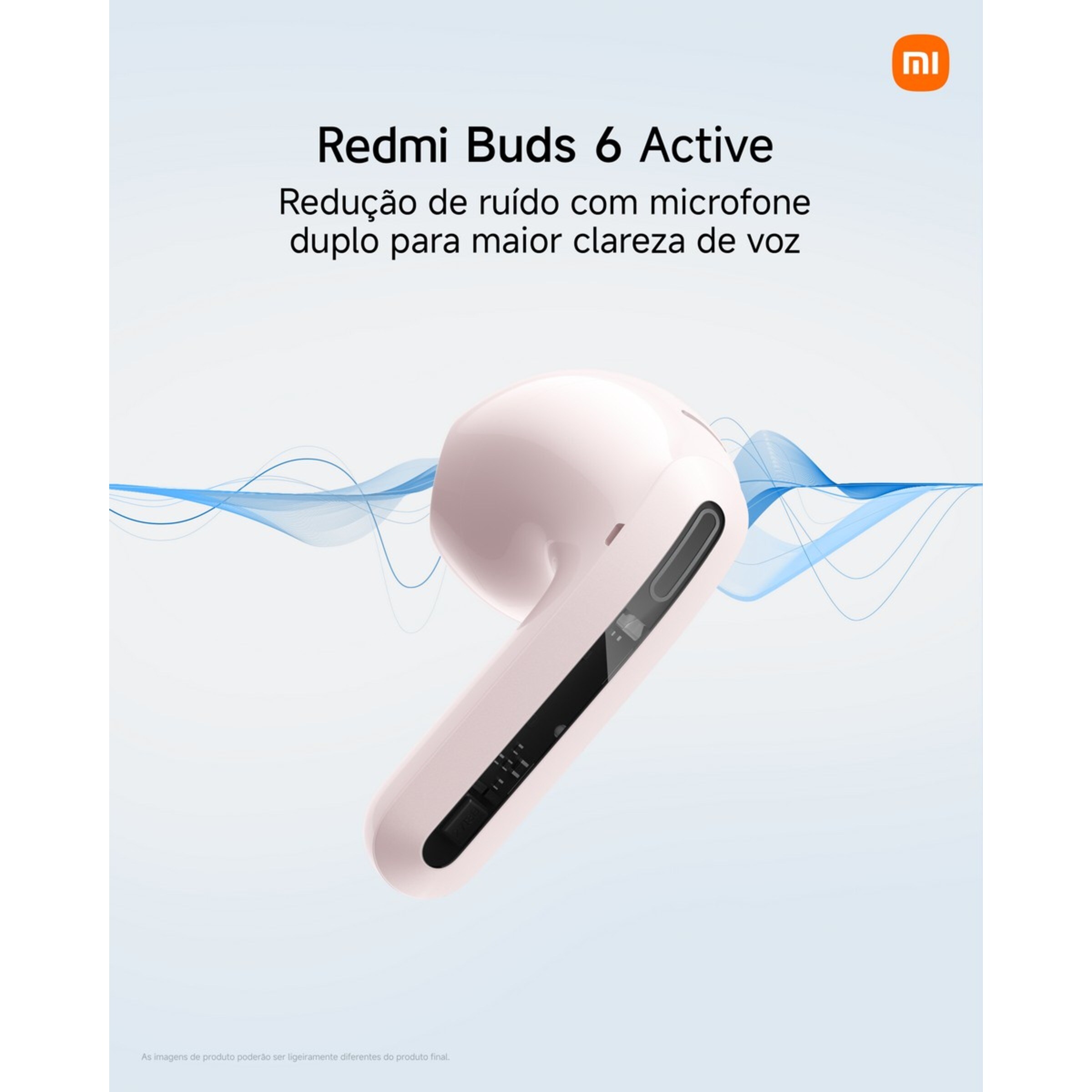 Auriculares Bluetooth Xiaomi Redmi Buds 6 Active com Redução de Ruído Azul-9