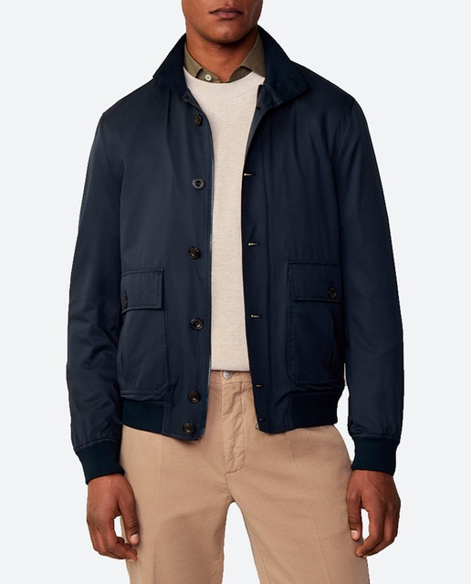 Imagen 0 de Chaqueta blouson azul marina tallas grandes