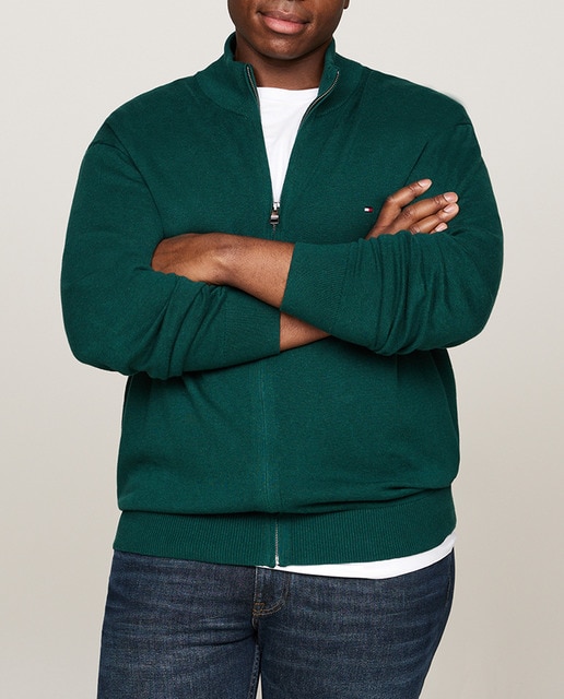 Imagen 0 de Jersey con cierre de cremallera de hombre Tommy Hilfiger