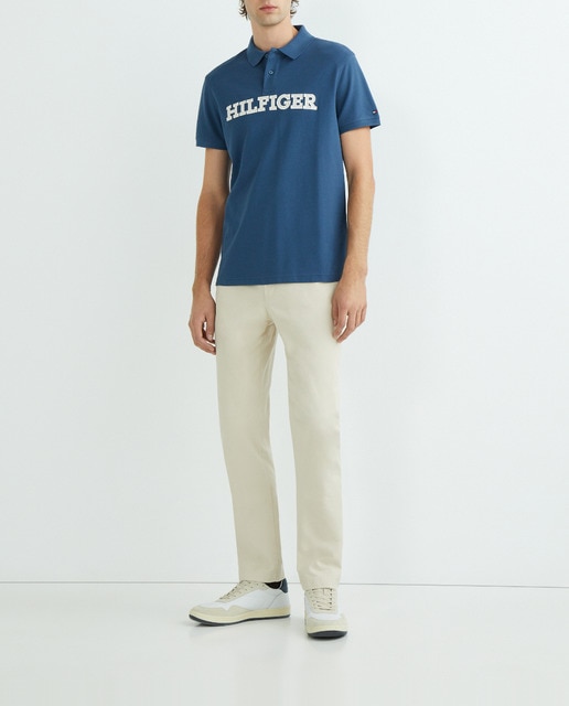 Imagen 0 de Polo de hombre Regular fit en piqué manga corta