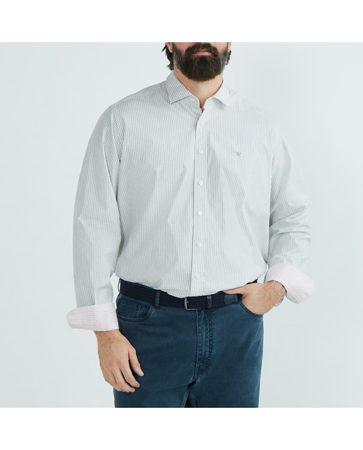 Imagen 0 de Camisa de hombre rayas bengal classic fit tallas grandes