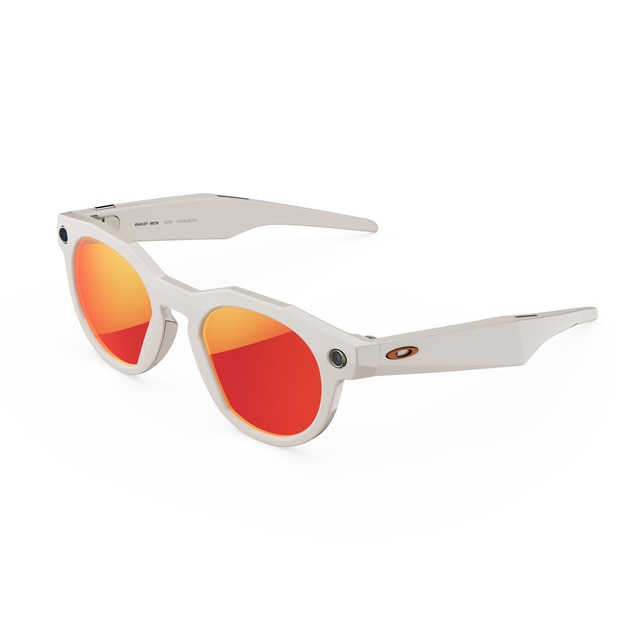 Imagen 0 de Gafas de sol inteligentes Oakley | Meta HSTN, Montura gris claro, lentes Prizm rojas