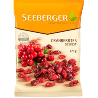 Cranberries embalagem 125 g - Seeberger