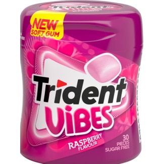 Pastilhas Vibes de Frambosa embalagem 70,2 g - Trident