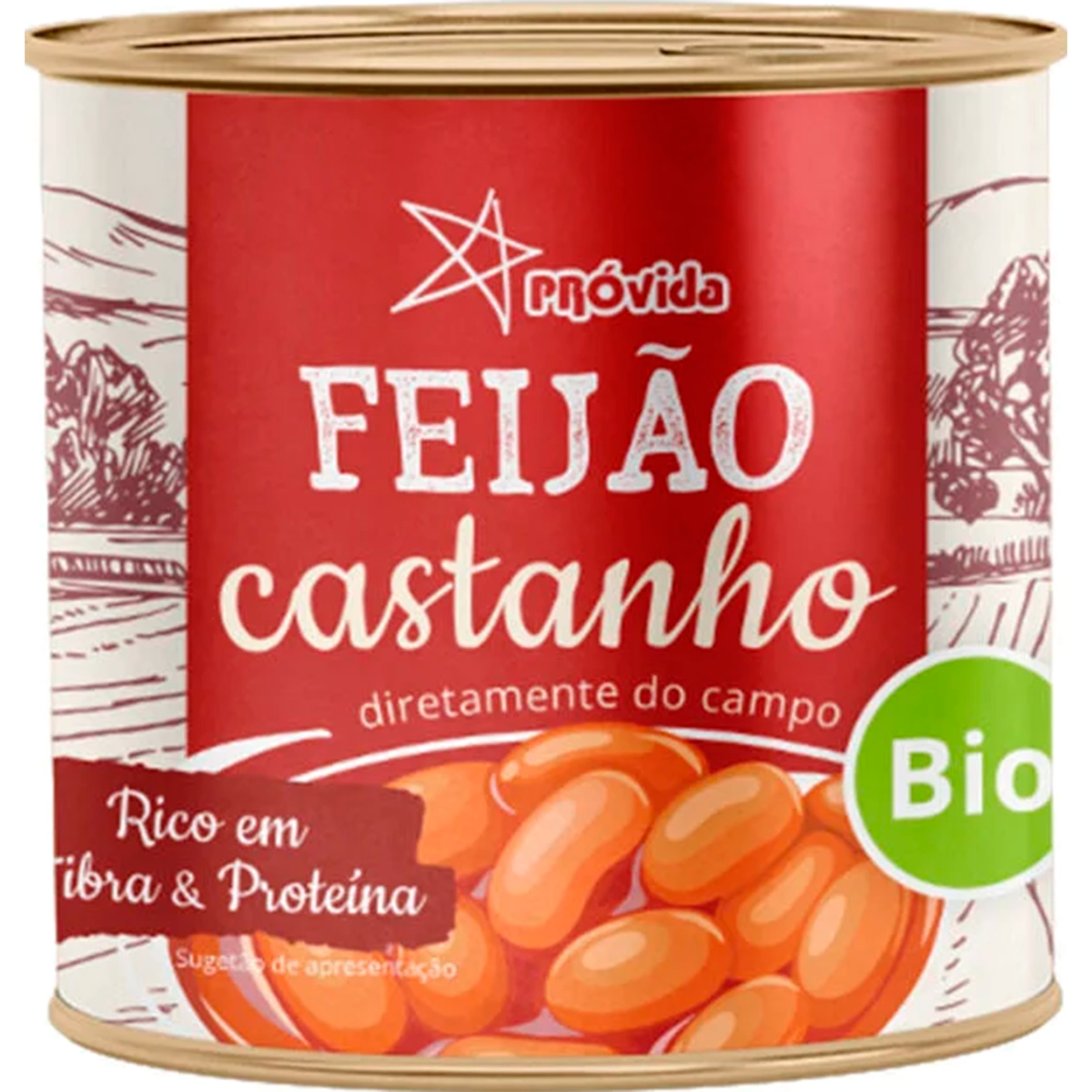 Feijão Castanho Borlotti Cozido Bio embalagem 400 g