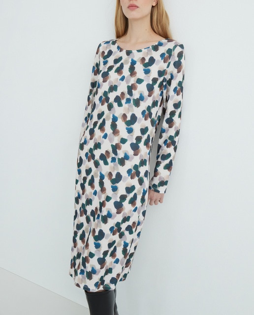 Imagen 0 de Vestido estampado, manga larga
