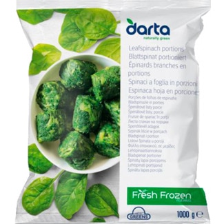 Espinafres Folhas em Porções embalagem 1 kg - Greens