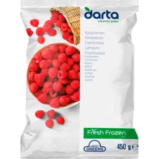 Framboesas Congeladas embalagem 450 g - Greens