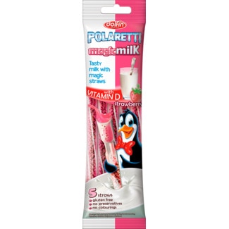 Magic Milk sabor Morango embalagem 30 g - Dolfin