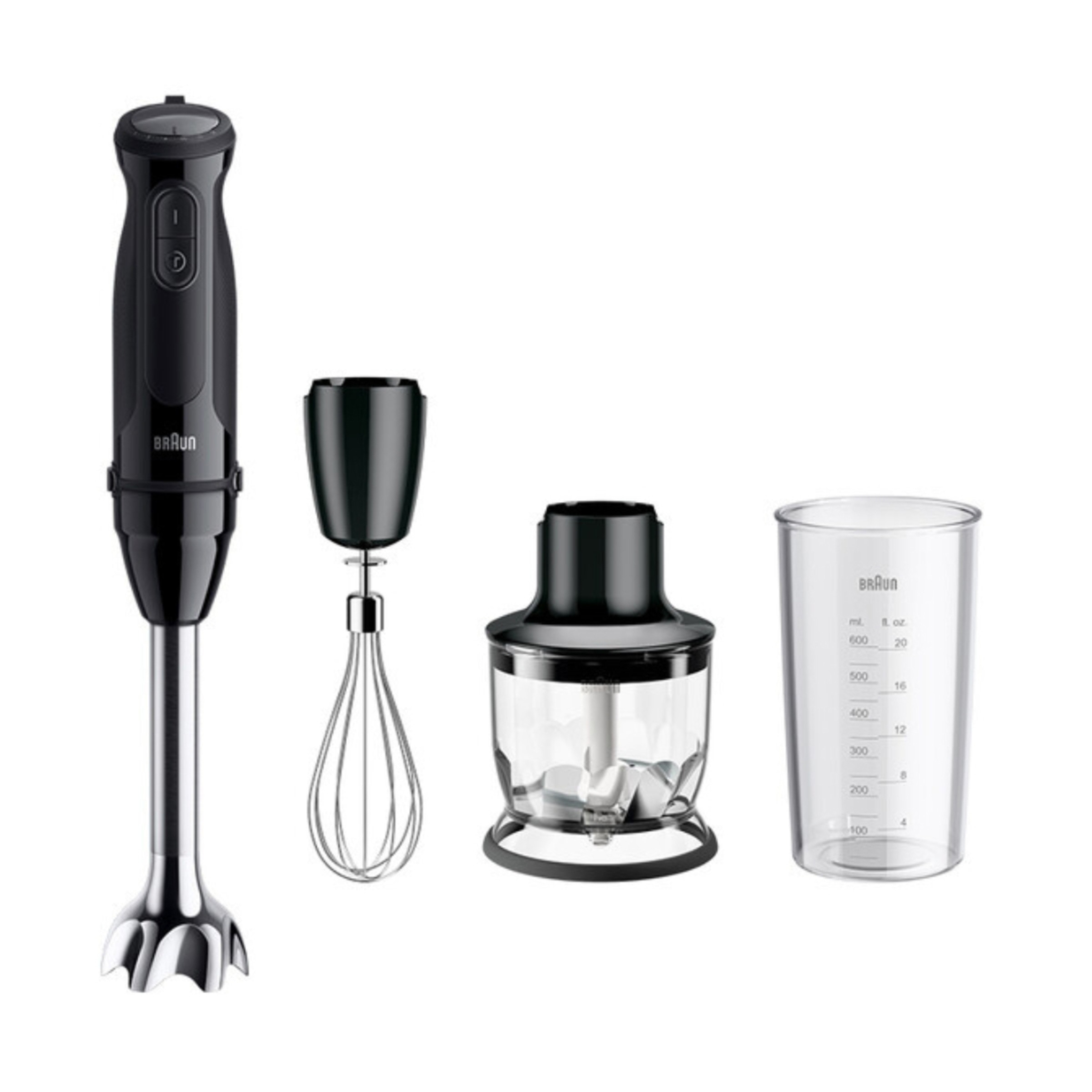 Imagen 0 de Batidora de mano Braun MultiQuick 5 MQ50202M con 3 accesorios y 21 velocidades