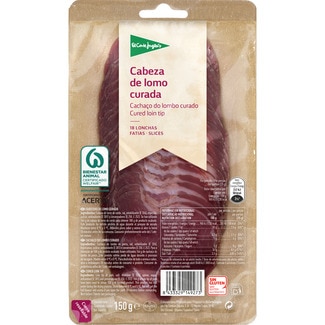 cabeza de lomo curada en lonchas sin gluten envase 150 g - El Corte Ingles