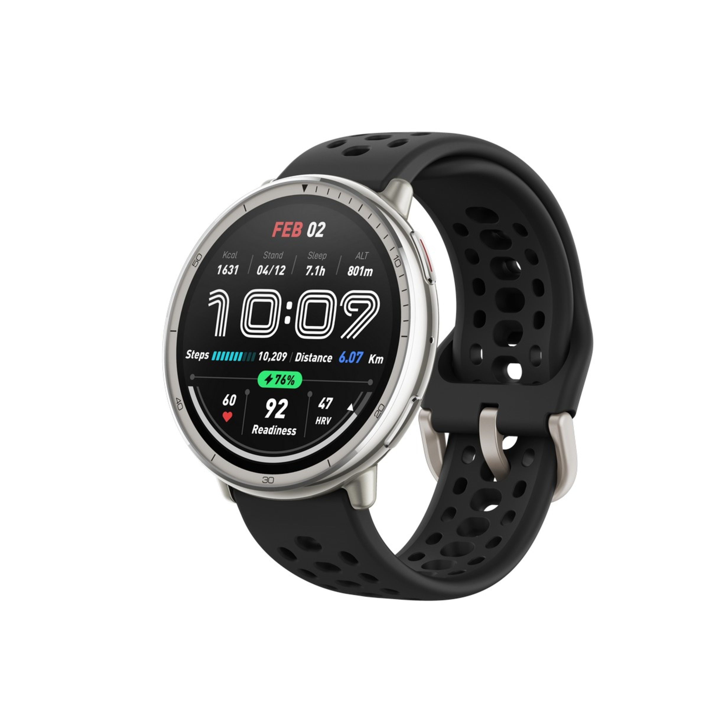 Imagem 0 de Smartwatch Amazfit Active 2 com Bracelete Desportiva em Silicone Preto