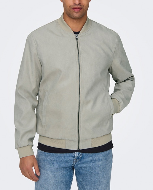 Imagen 0 de Chaqueta de antelina de hombre