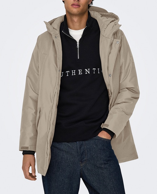 Imagen 0 de Parka acolchada de hombre con capucha