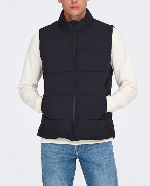 Imagen 0 de Chaleco acolchado de hombre con capucha