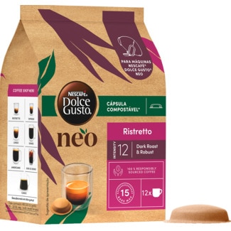 Cápsula de Café Expresso Ristreto embalagem 12 unidades - Nescafé Dolce Gusto