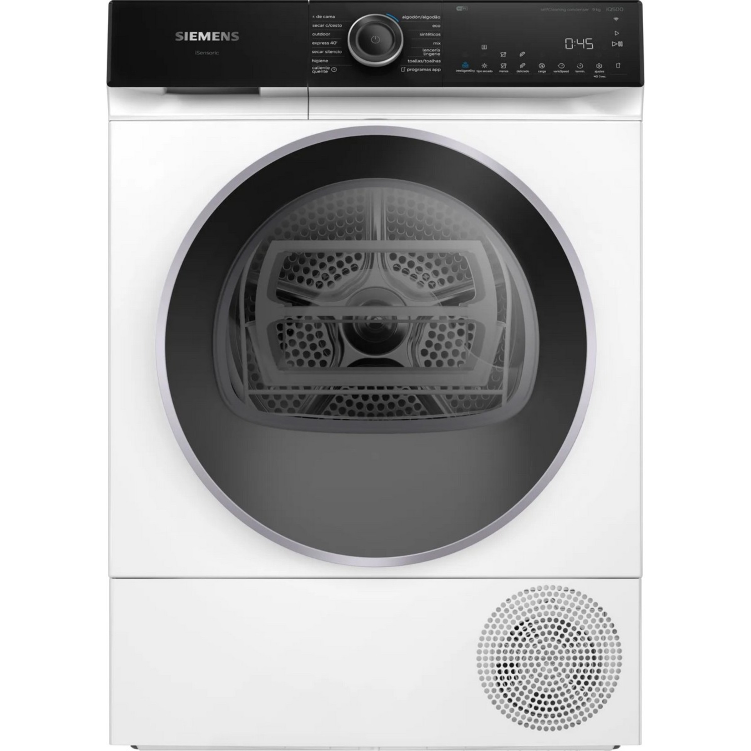 Mquina de Secar Roupa Bosch iQ500 WQ46H2B0ES Bomba de Calor 9 Kg - Branco Branco-1